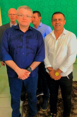 Vereador Clebinho Cavalcante e Presidente do TCE-TO, André Luiz