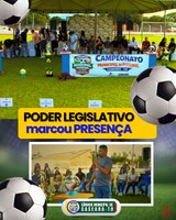 Câmara de Caseara Prestigia Abertura do Campeonato Municipal de Futebol