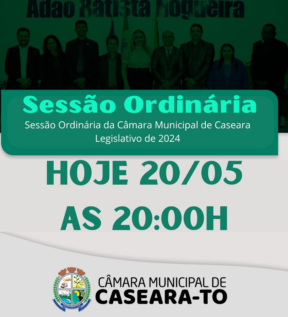 Sessão Ordinária 20/05/2024